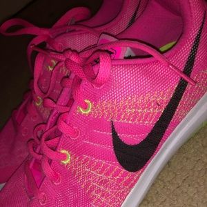pink nike's
